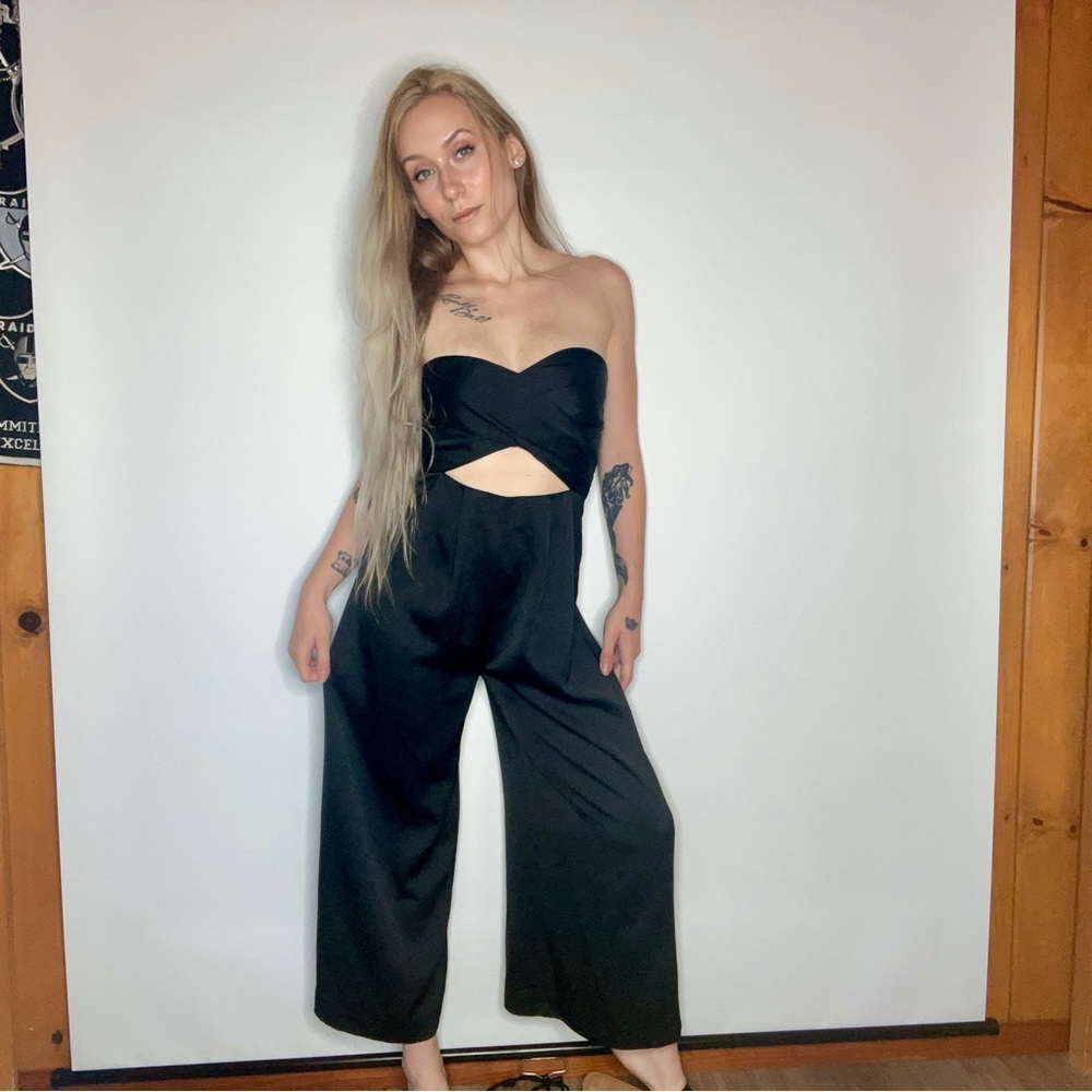 Free People Elegant Black Jumpsuit